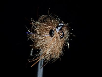 Brown Nano Intruder fly for micro skagit and Trout Spey
