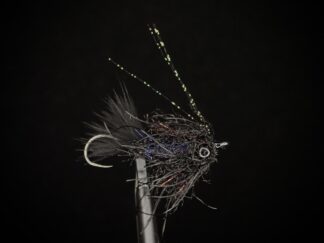 Black Nano Intruder fly for Micro Skagit and micro spey