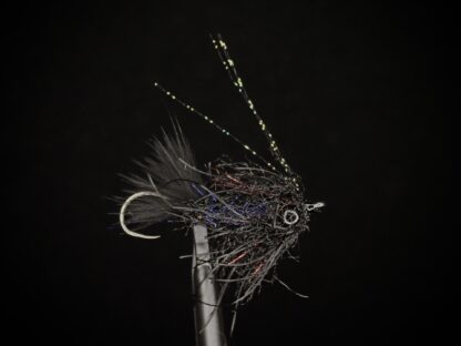 Black Nano Intruder fly for Micro Skagit and micro spey