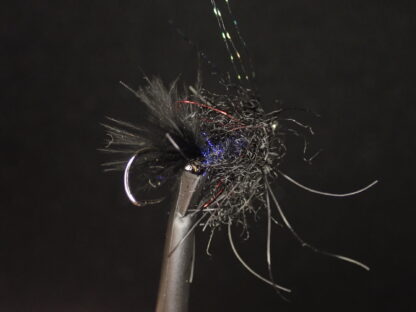 Black Nano Intruder fly for Micro Skagit and micro spey