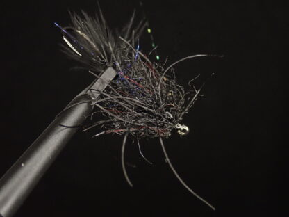 Black Nano Intruder fly for Micro Skagit and micro spey